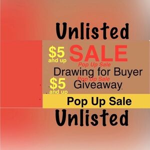 23 Unlisted Pop Up Sale